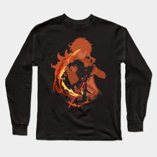 Diluc Genshin Impact Long Sleeve T-Shirt